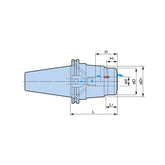 A Holder Equipped With Tool Non-Pullout Mechanism Clamping diameter: ø20 - ø32 - Big-tools Industrial Supply Tools for Metal Cutting